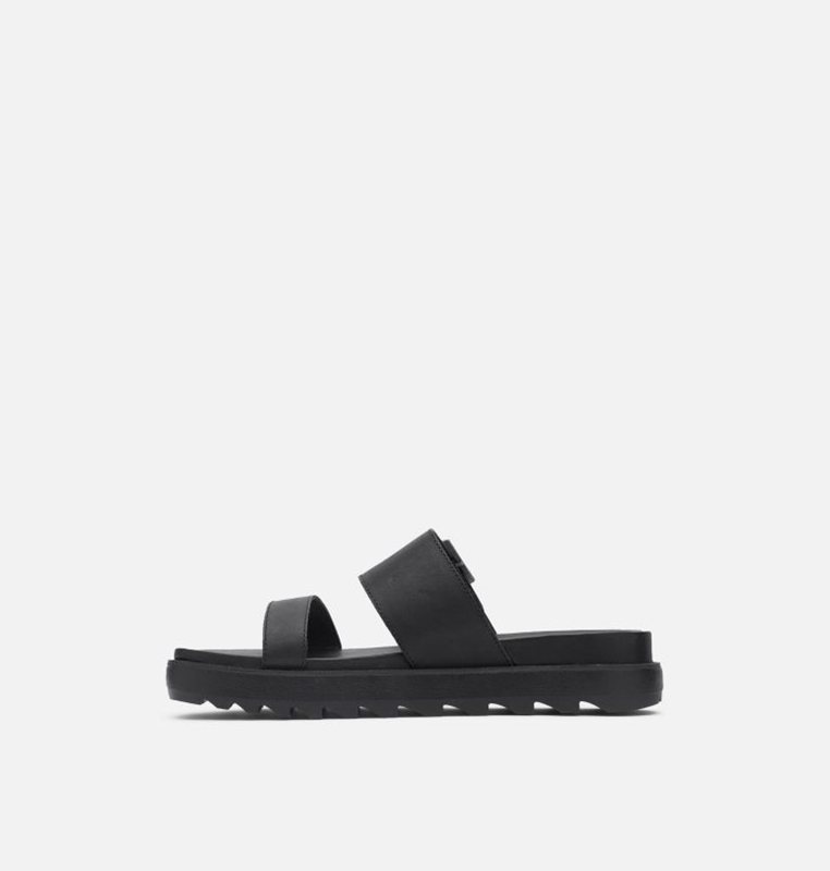 Sorel Dam Slides Svarta - Roaming™ Buckle - USR-740361